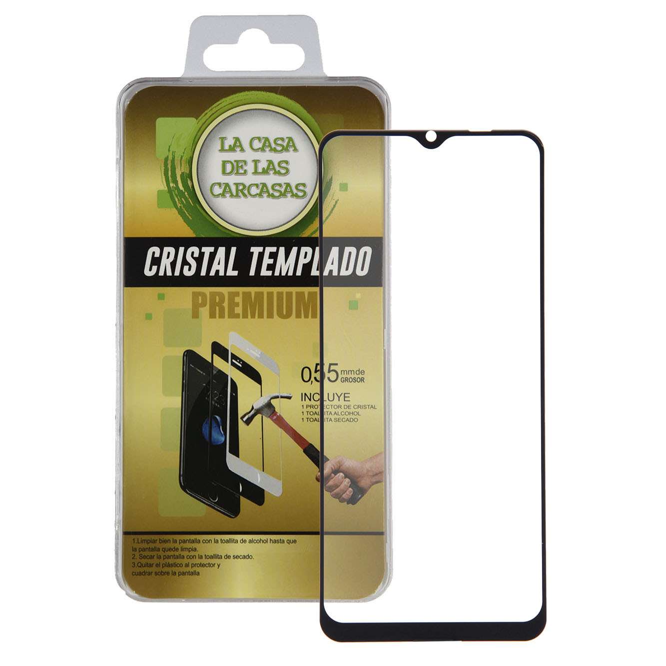 Cristal Templado Completo para Oppo A9 2020