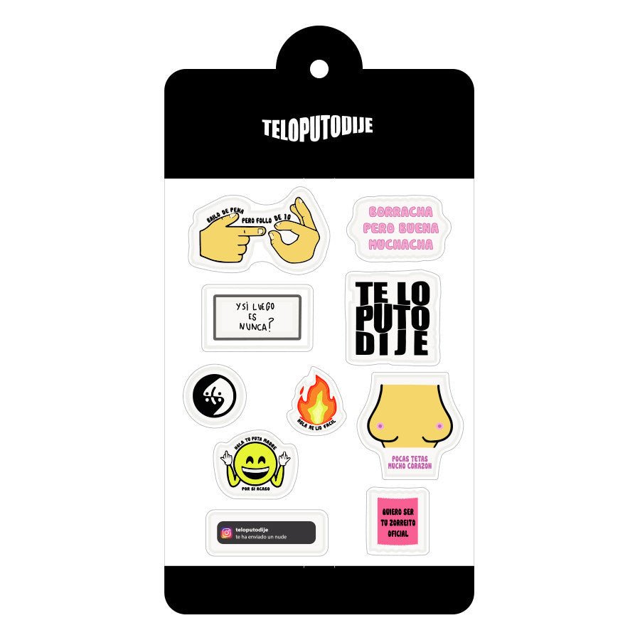 Stickers Licencias - Personaliza tus Dispositivos - Te Lo Puto Dije