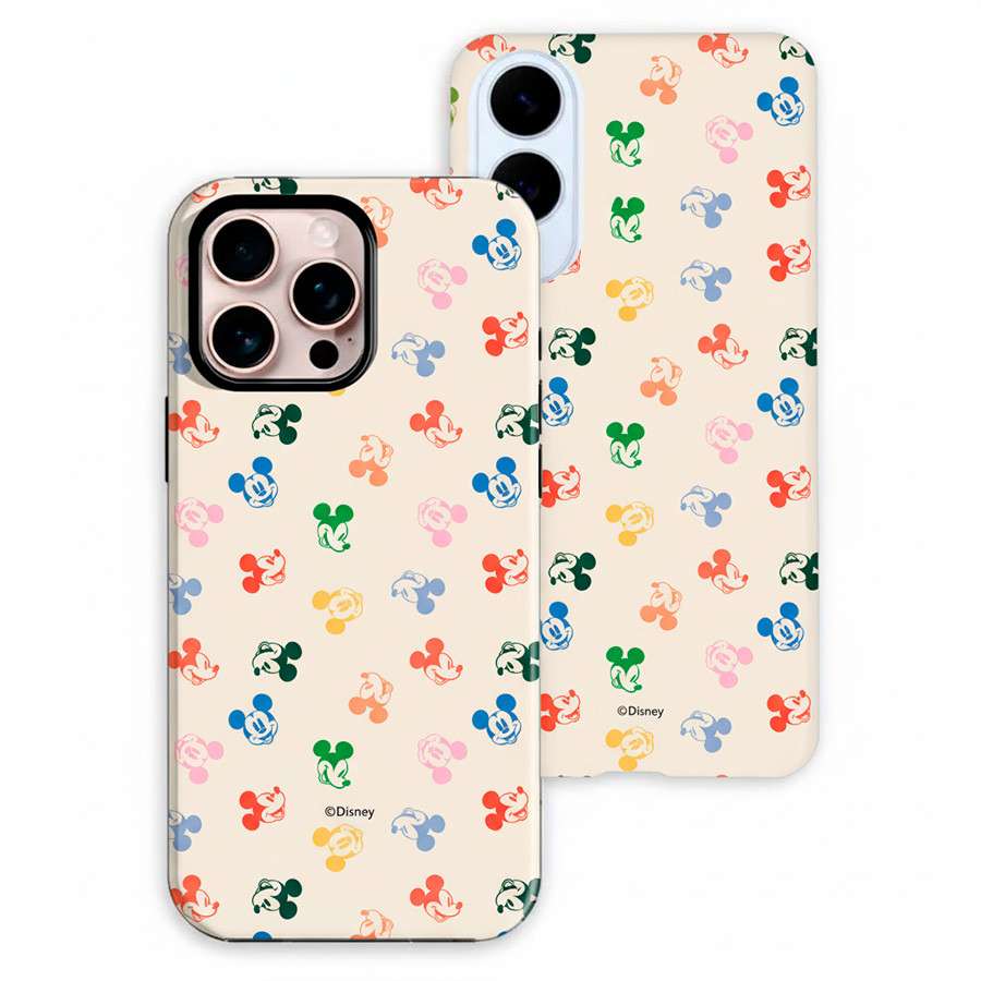 Funda oficial Disney Mickey Pop Art Colorido con Mickey para móvil - Vista frontal
