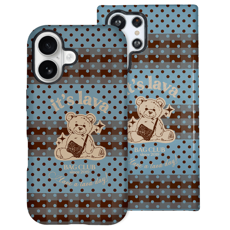 Funda antigolpes It's Lava Polka Dots - Vista sin fondo diseño de lunares