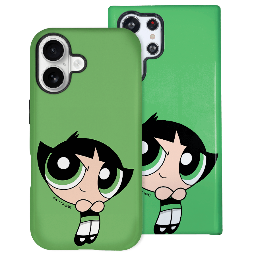 Funda Tough Las Supernenas Cactus (Buttercup) - Mockup en móvil