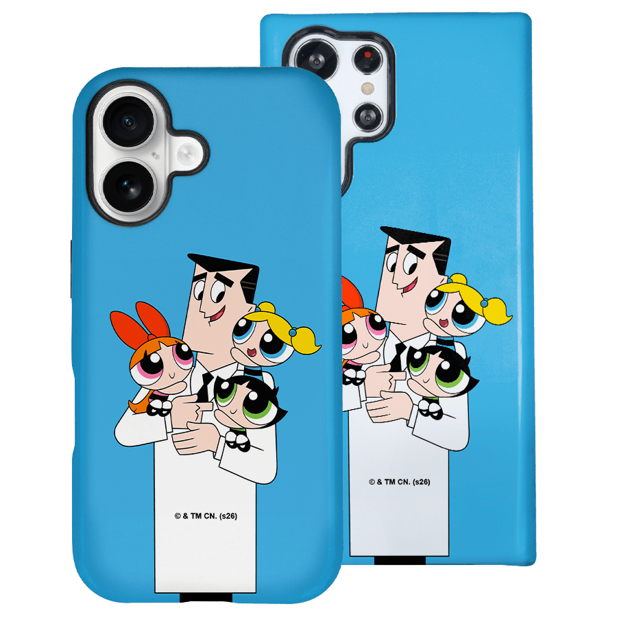 Funda Tough Las Supernenas Profesor Utonio - Mockup en móvil