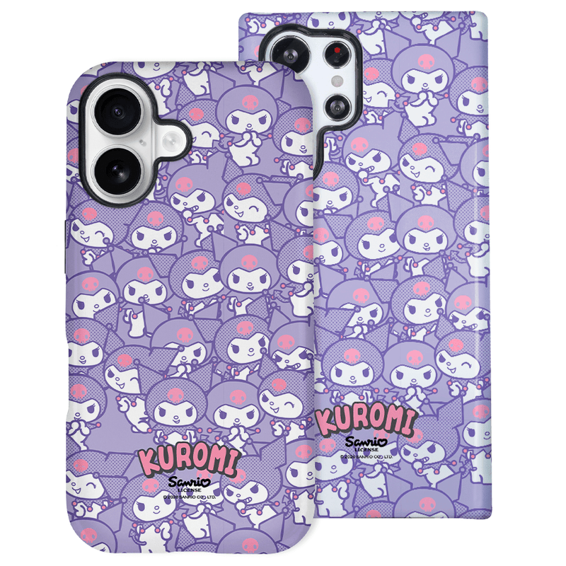 Funda oficial Kuromi Many de Sanrio - Vista detalle diseño